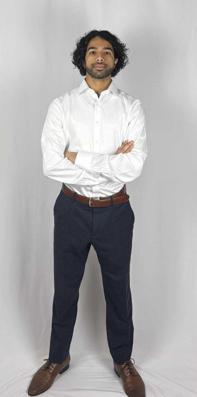 White Non Iron Twill Shirt image 2