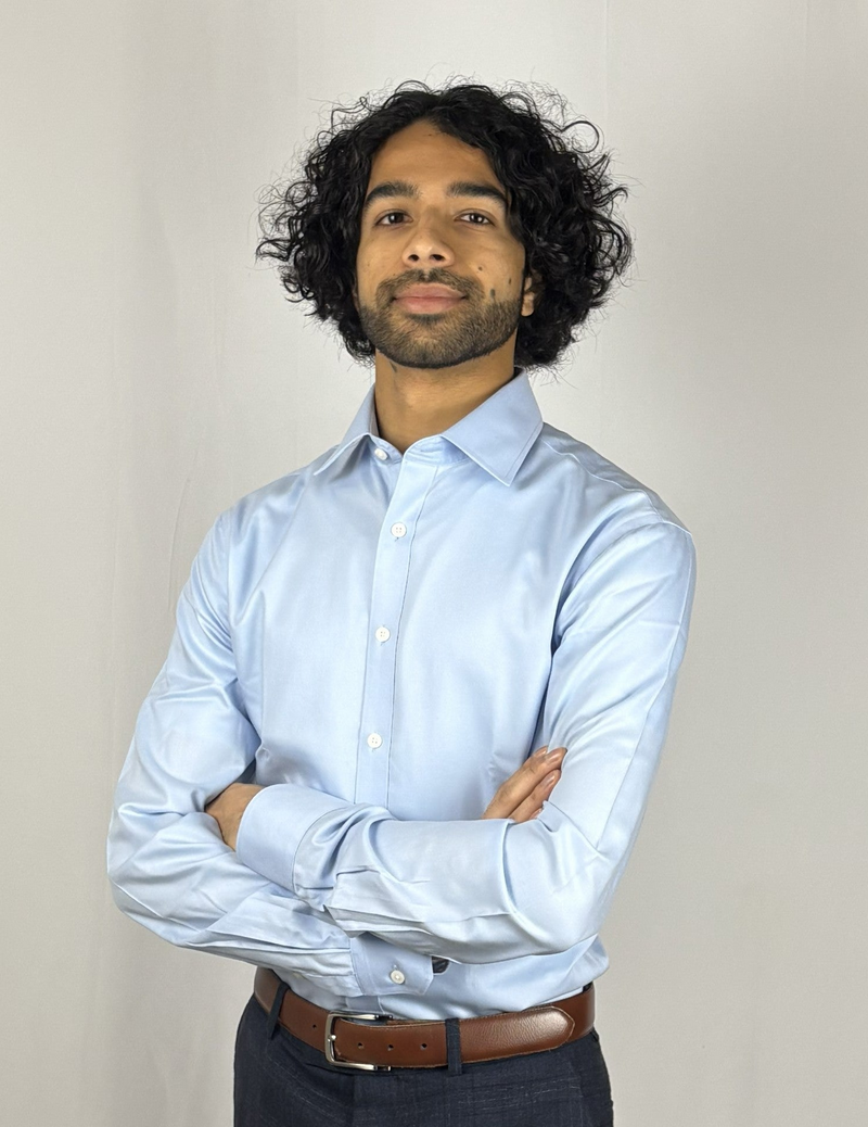 Light blue non-iron twill shirt image 1