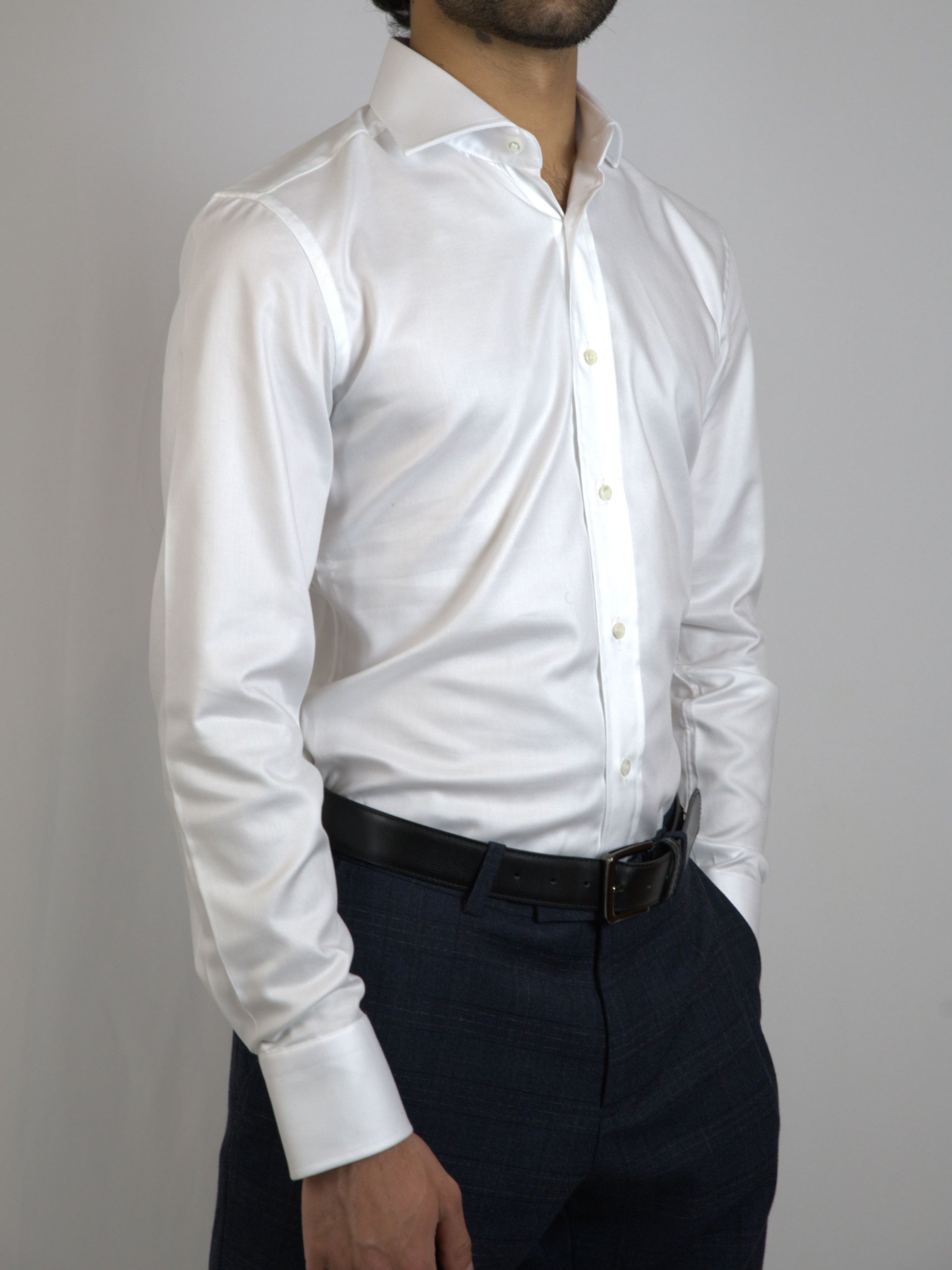 White Non Iron Twill Shirt