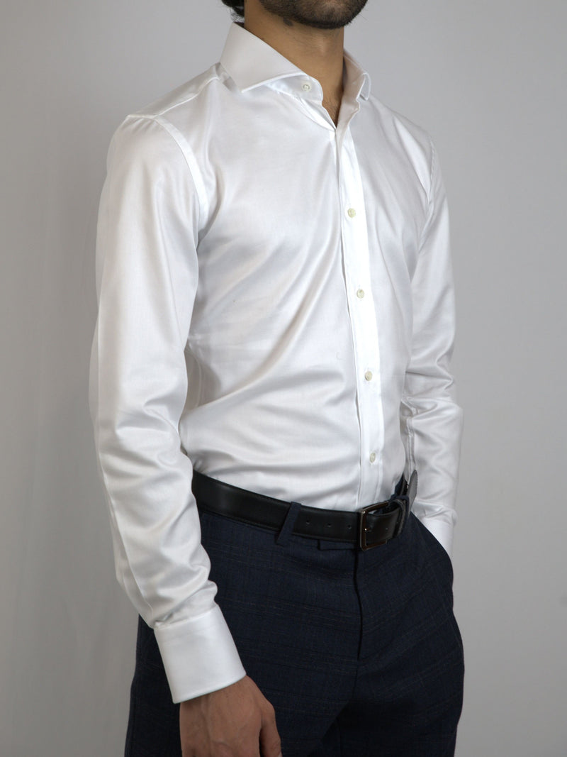 White Non Iron Twill Shirt image 3