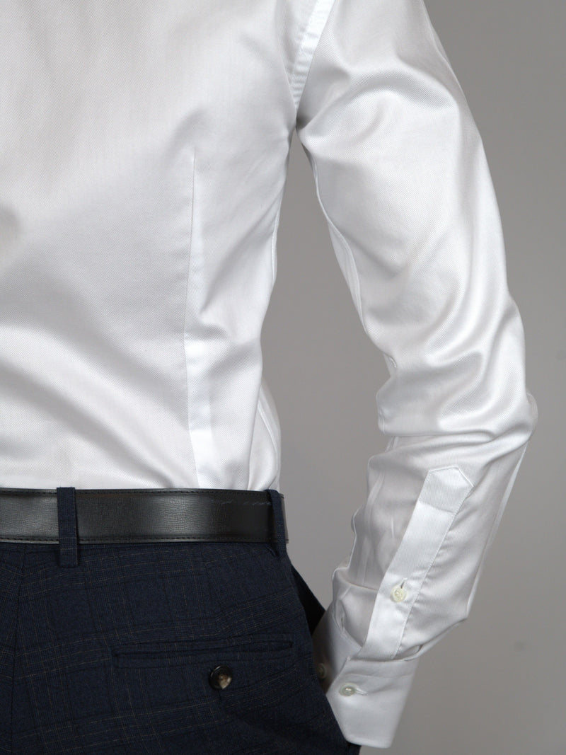 White Non Iron Twill Shirt image 6