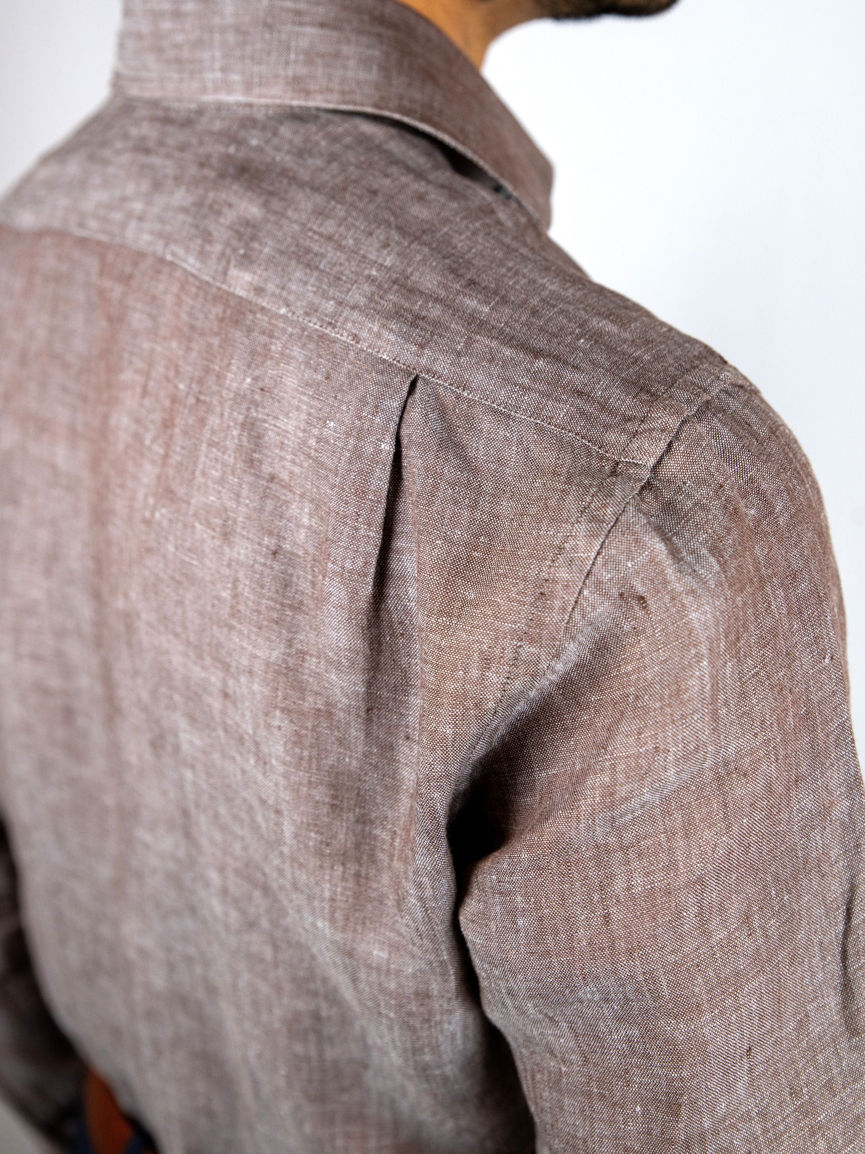 Mocha Linen shirt