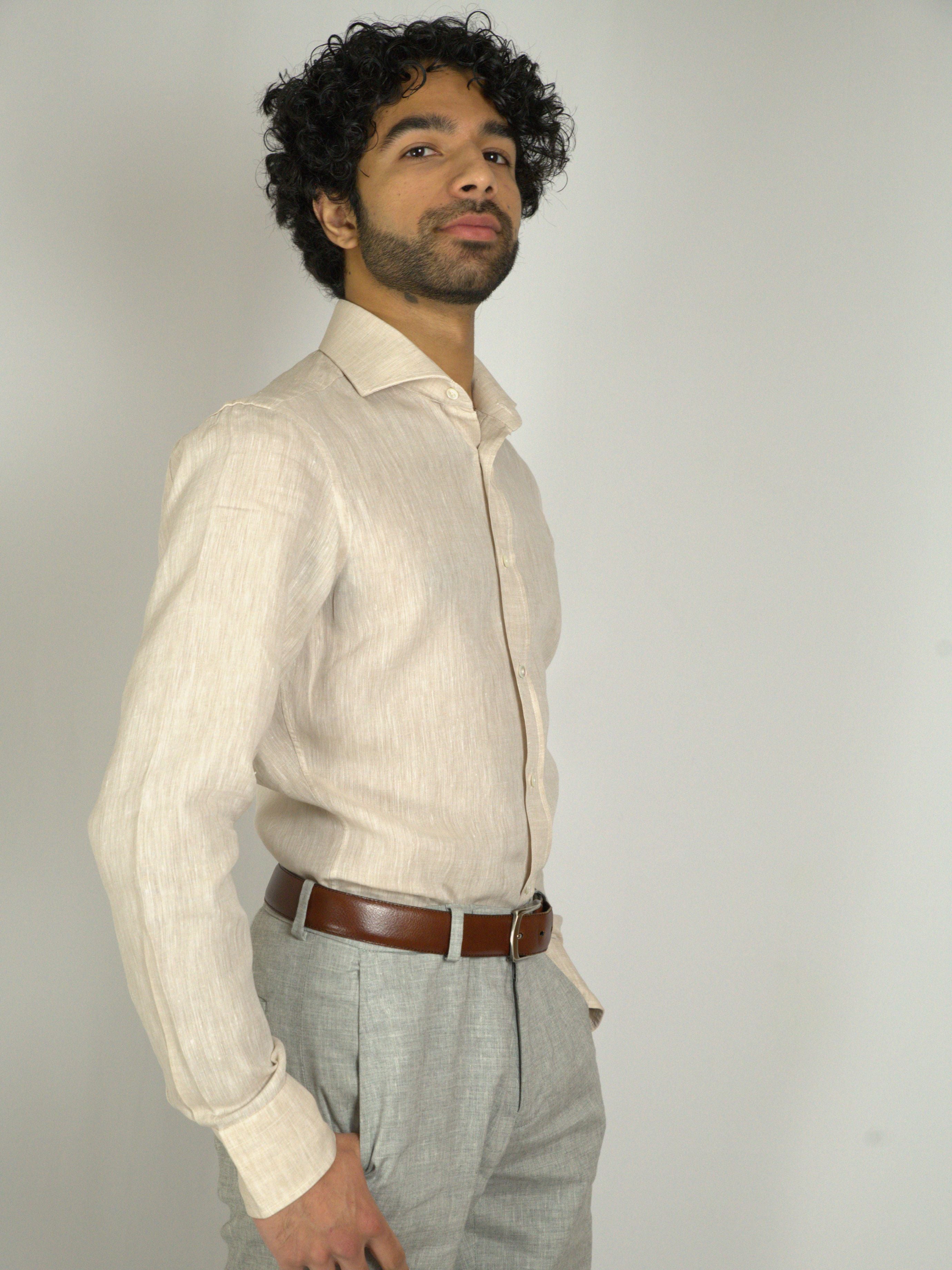 Oatmeal Linen Shirt