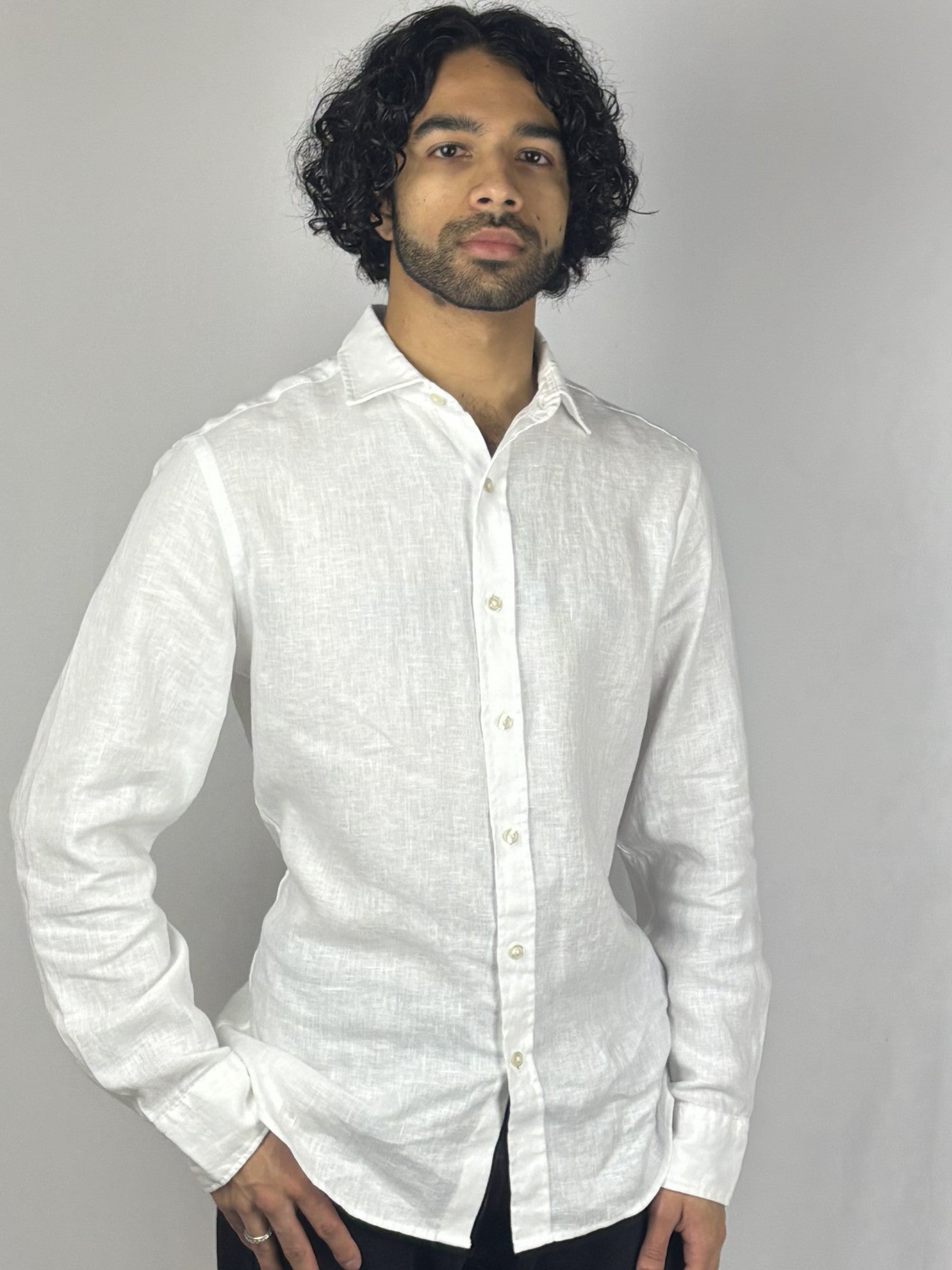 White Linen Shirt