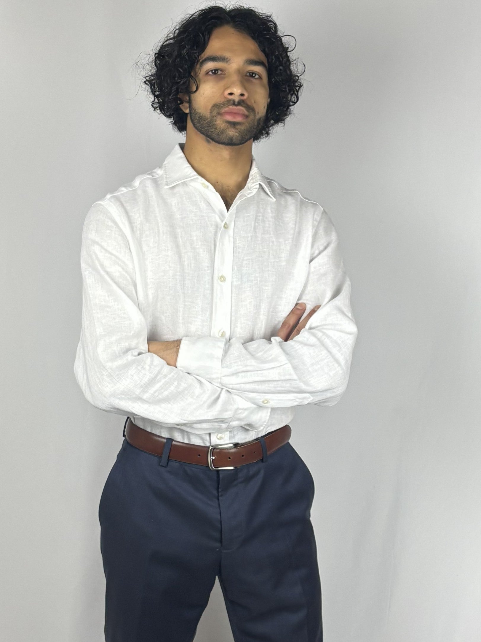 White Linen Shirt