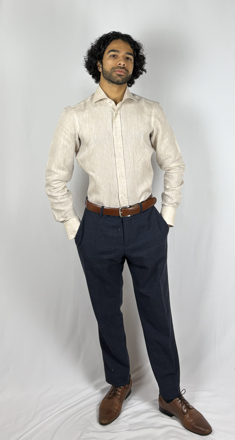 Oatmeal Linen Shirt image 2