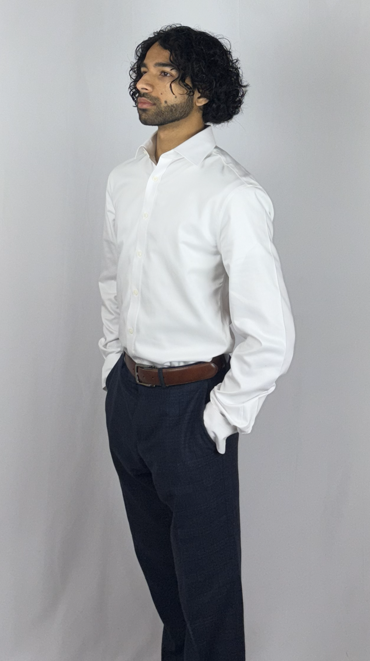 White Non Iron Twill Shirt