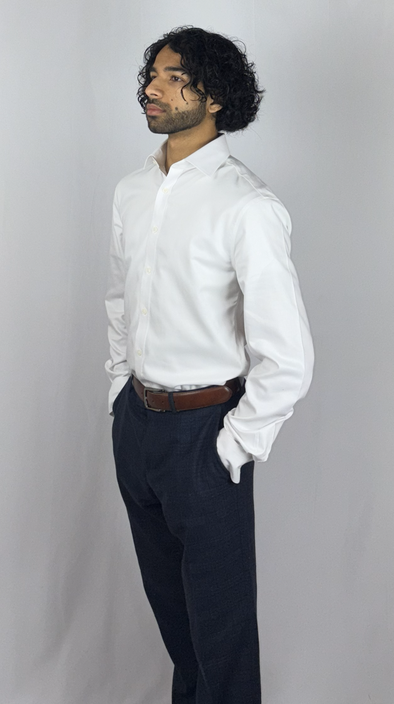 White Non Iron Twill Shirt image 4