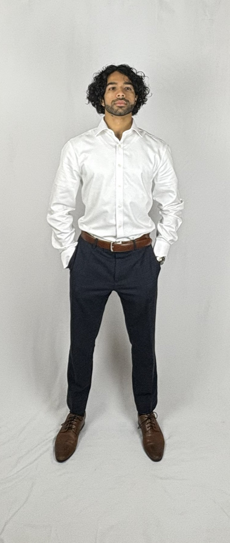 White Non Iron Twill Shirt image 6