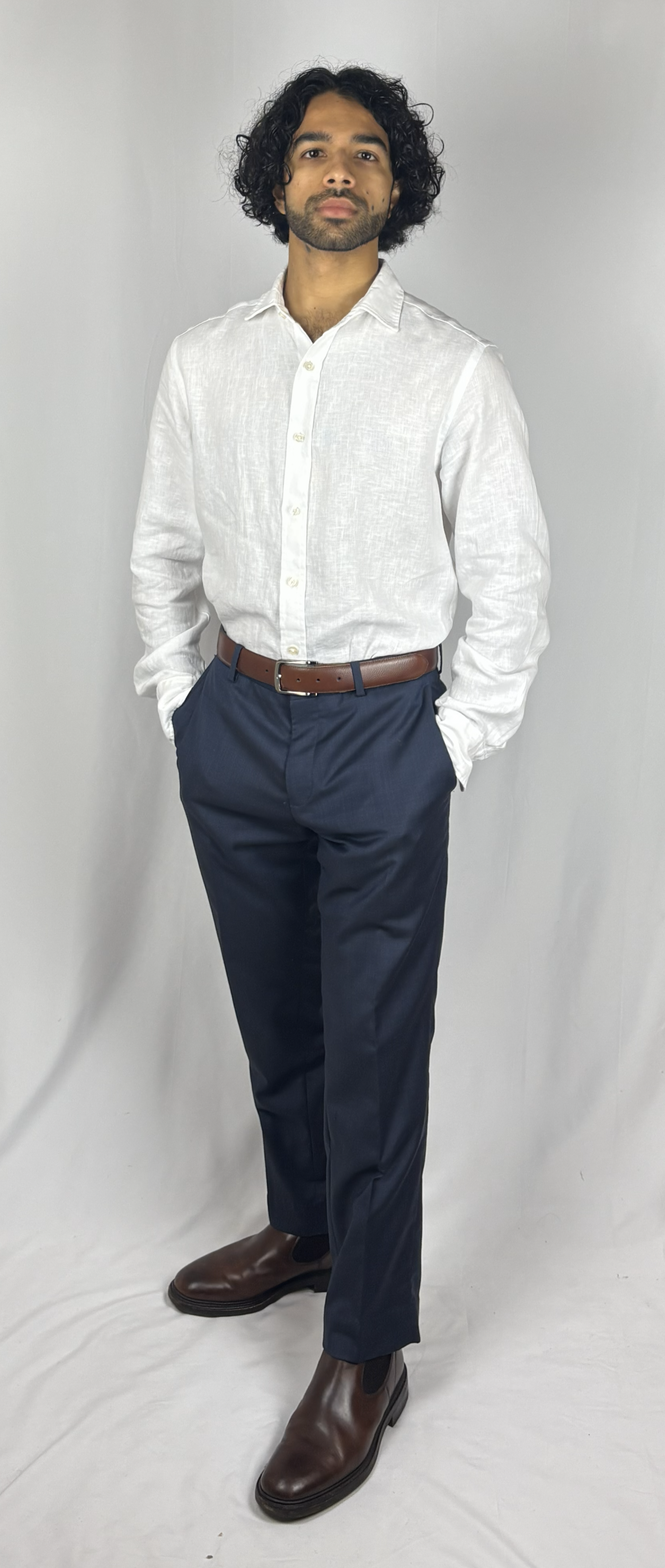 White Linen Shirt