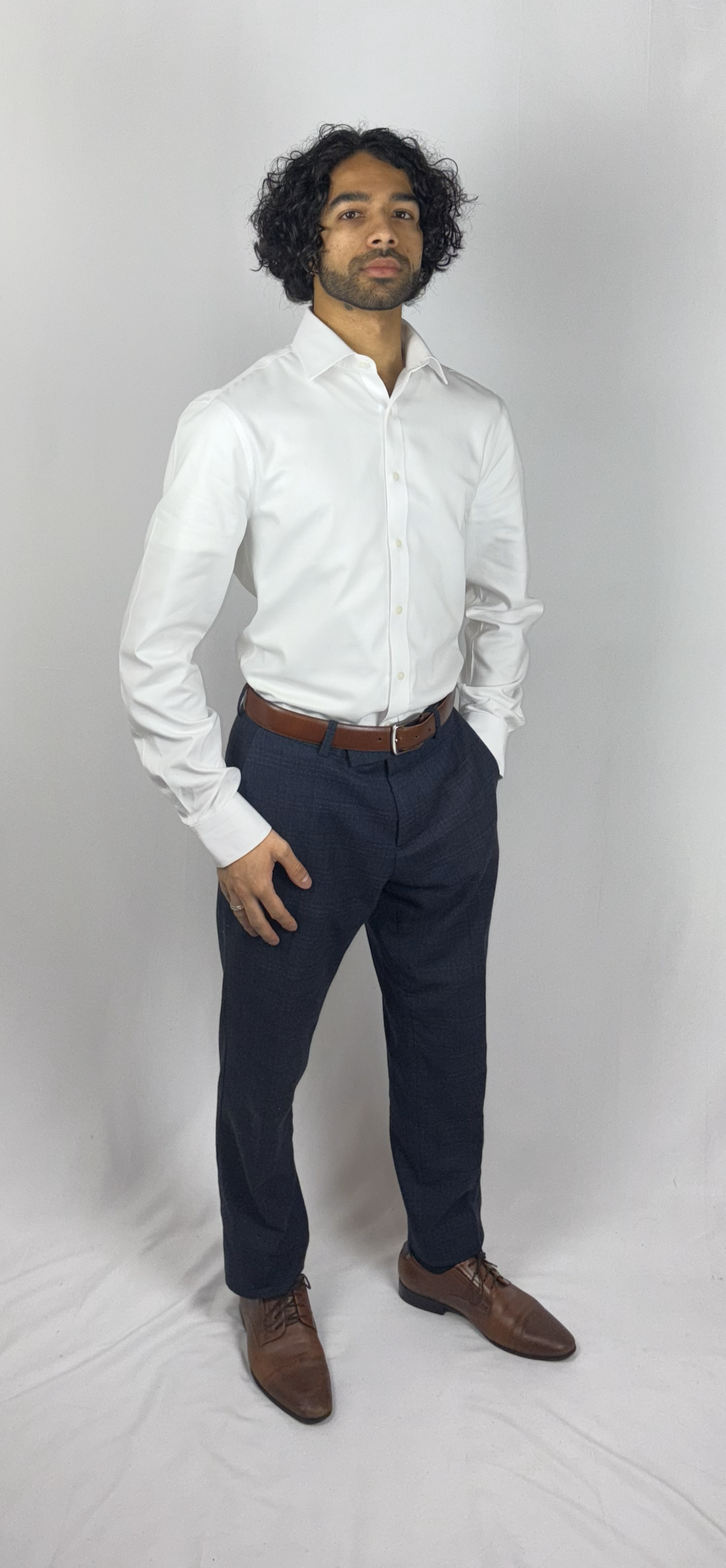 White Non Iron Twill Shirt
