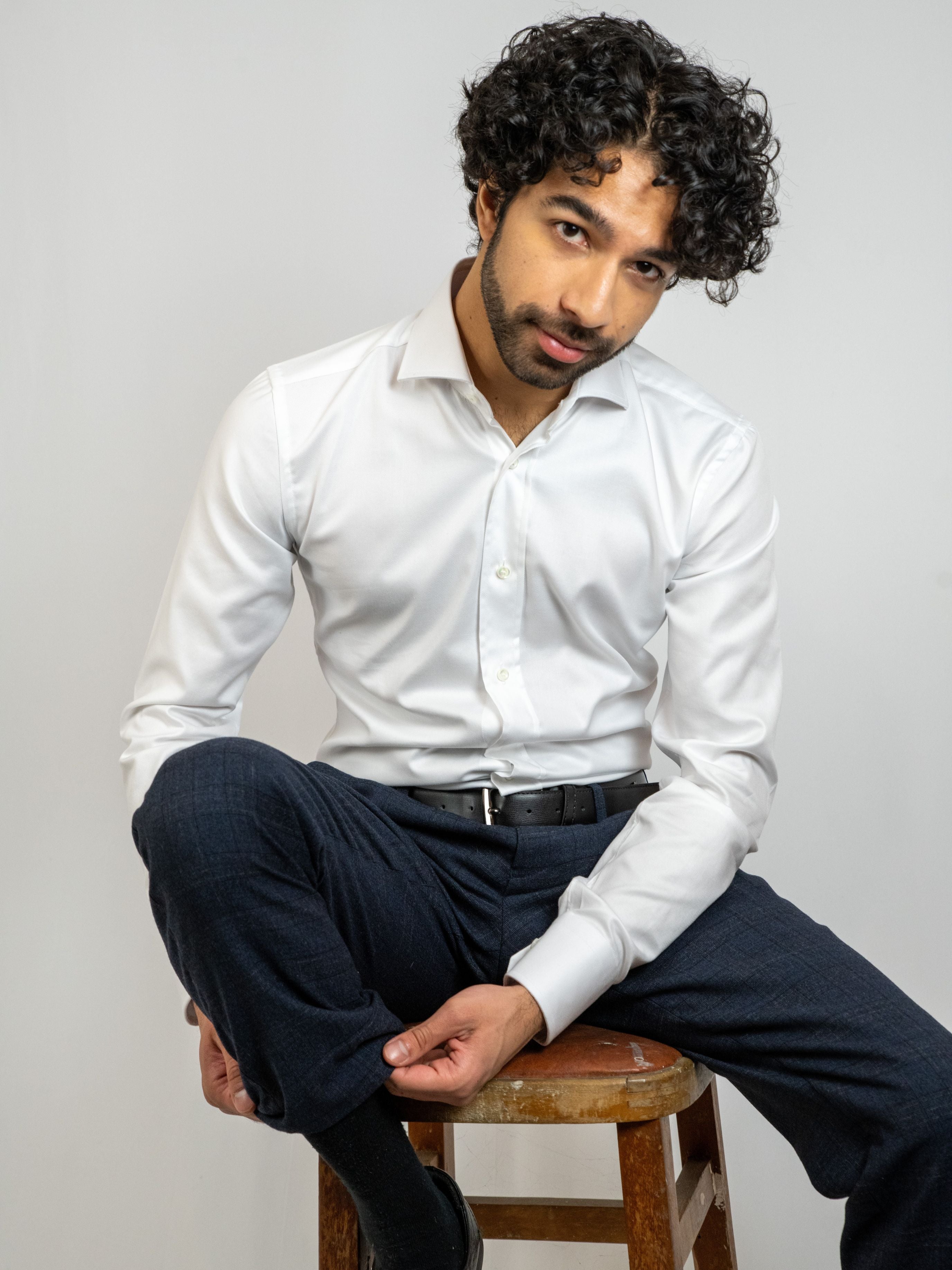 White Non Iron Twill Shirt